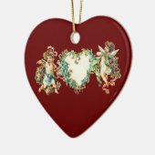 Vintag Valentine Keramikornament (Links)