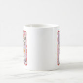 Vintag Valentine Lamb Kaffeetasse (Mittel)