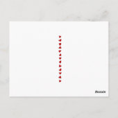 Vintag Valentine Little Cowboy on Bucking Bronco Postkarte (Rückseite)