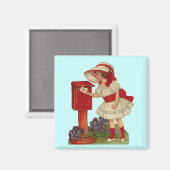 Vintag Valentine Magnet (Vorderseite/Rückseite)