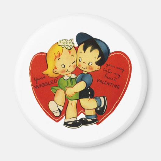Vintag Valentine Magnet (Vorne)