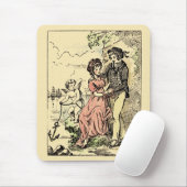 Vintag Valentine Mousepad (Mit Mouse)
