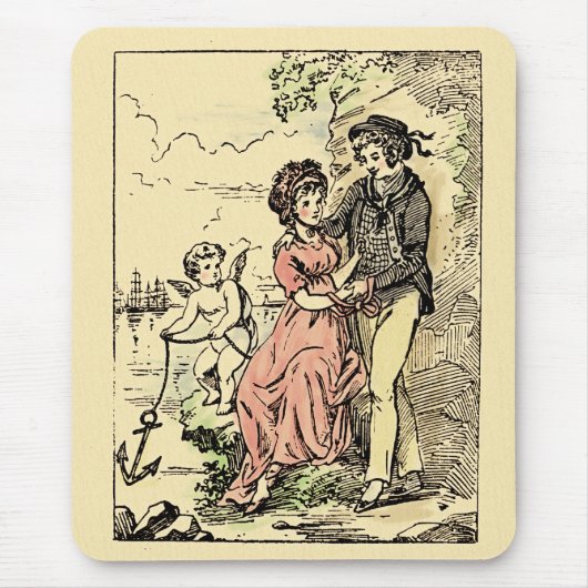 Vintag Valentine Mousepad (Vorne)