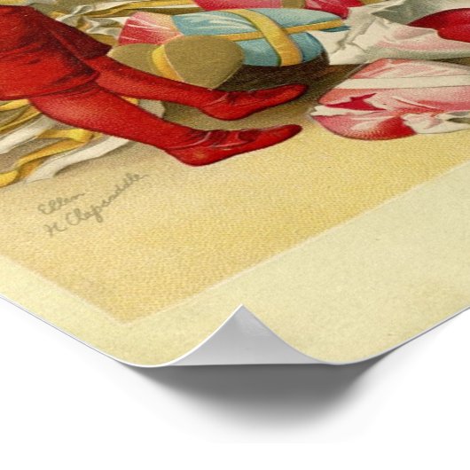 Vintag Valentine Poster (Ecke)