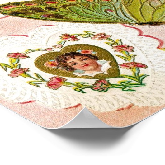 Vintag Valentine Poster (Ecke)