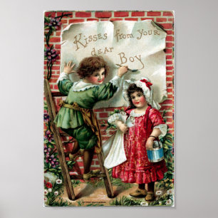 Vintag Valentine Poster