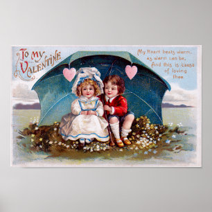 Vintag Valentine Poster