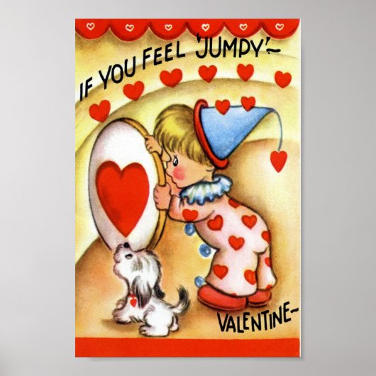 Vintag Valentine Poster (Vorne)