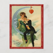 Vintag Valentine Postkarte