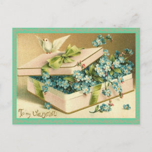 Vintag Valentine Postkarte