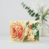 Vintag Valentine Postkarte (Stehend Vorderseite)