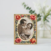 Vintag Valentine Postkarte (Stehend Vorderseite)