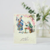 Vintag Valentine Postkarte (Stehend Vorderseite)