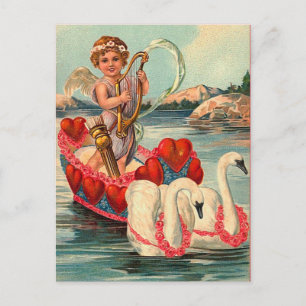 Vintag Valentine Postkarte