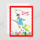 Vintag Valentine Postkarte (Vorne/Hinten)