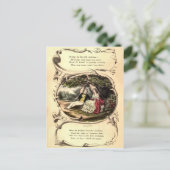 Vintag Valentine Postkarte (Stehend Vorderseite)