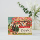 Vintag Valentine Postkarte (Stehend Vorderseite)