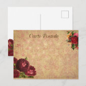 Vintag Valentine Postkarte (Vorne/Hinten)