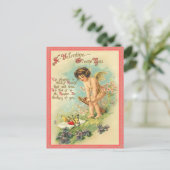 Vintag Valentine Postkarte (Stehend Vorderseite)