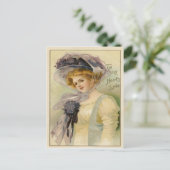 Vintag Valentine Postkarte (Stehend Vorderseite)