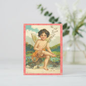 Vintag Valentine Postkarte (Stehend Vorderseite)