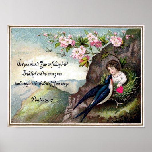 Vintag Valentine Postkarte Poster (Vorne)