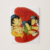 Vintag Valentine Puzzle (Vertikal)