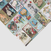 Vintag Valentine Seidenpapier (Ausschnitt)