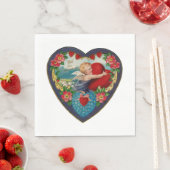 Vintag Valentine Serviette (Beispiel)