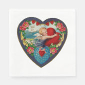 Vintag Valentine Serviette (Vorderseite)