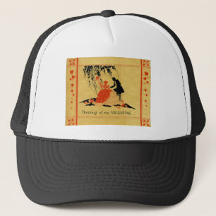Vintag Valentine Truckerkappe