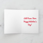 Vintag Valentine Welppy Feiertagskarte (Innenseite)