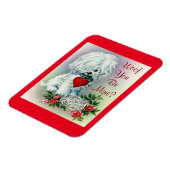 Vintag Valentine Welppy Magnet (Linke Seite)