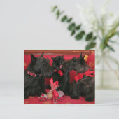 Vintag: Valentinstag - Feiertagspostkarte (Stehend Vorderseite)