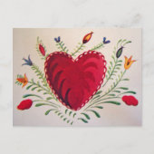 Vintag: Valentinstag - Feiertagspostkarte (Vorderseite)