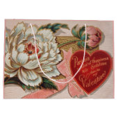 Vintag Valentinstag Großgeschenktasche Große Geschenktüte (Rückseite)