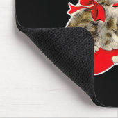 Vintag Valentinstag Katze Kitty Kitten Retro Val Mousepad (Ecke)