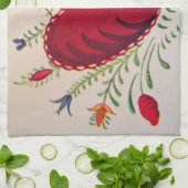 Vintag: Valentinstag - Küchentuch (Gefaltet)