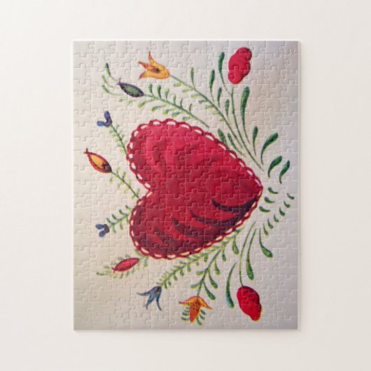 Vintag: Valentinstag - Puzzle (Vertikal)