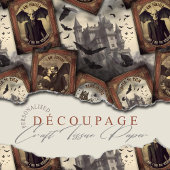 Vintag Vampire Dracula Halloween Gothic Seidenpapier