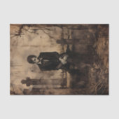 Vintag Vampire Foto Decoupage Seidenpapier (Vorderseite)