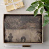 Vintag Vampire Foto Decoupage Seidenpapier (Geschenk)