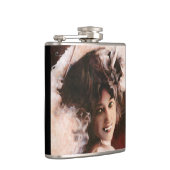 Vintag Vampire Lady Flask Flachmann (Rechts)