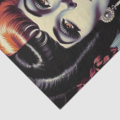 Vintag Vampire Woman Seidenpapier (Ausschnitt)