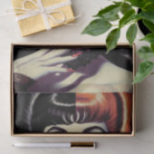 Vintag Vampire Woman Seidenpapier (Geschenk)