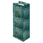 Vintag Van Gogh Almond Blossom Geschenktüte Für Weinflaschen (Rückseite Schrägansicht)