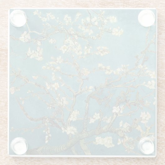 Vintag Van Gogh Almond Blossom Glasuntersetzer (Rückseite)