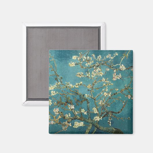 Vintag Van Gogh Almond Blossom Magnet (Vorderseite/Rückseite)