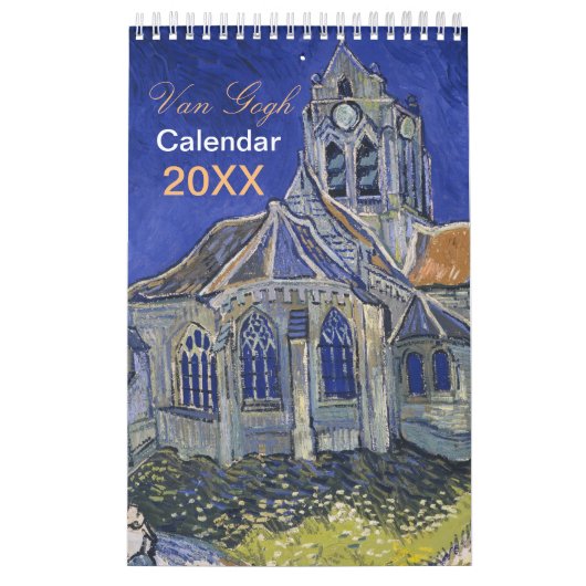 Vintag Van Gogh Art Calendar Kalender (Titelbild)