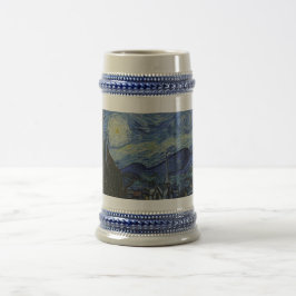 Vintag Van Gogh: Die Sternennacht Bierglas